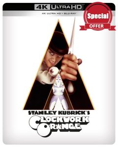 A Clockwork Orange Steelbook [4K Ultra HD] [1971] [Region Free]