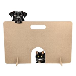 Dog Stopper with Cat Access