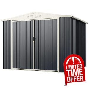 COSTWAY 8 x 6ft Garden Storage Shed