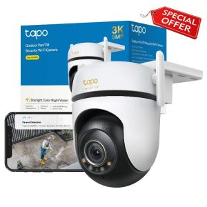 Tapo 3K 5MP Wi-Fi Outdoor Camera