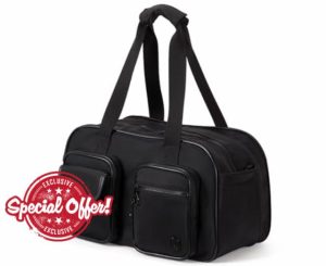 aji Travel Duffle Bag Expandable Gym Bag with Wet Pocket Cabin Bag Water Resistant Carry On Bag for Women Men