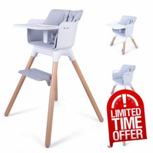 Red Kite Feed Me Kombo 3-in-1 Wooden Highchair/Lo Chair/Infant Chai
