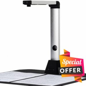 Savornest D800 Portable Document Camera: HD 13MP Document Scanner USB Visualizer Capture Size A3 Multi-Language OCR Detection for Remote Classes