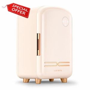 Beauty Makeup Skincare Mini Fridge - 12 Liter Portable Refrigerator for Cosmetics