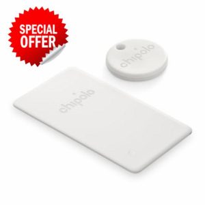 Chipolo Point Bundle - 1x ONE + 1x CARD - Key and Wallet Finder