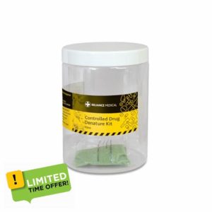 Reliance Controlled Drug Denaturing Kit - 1 Litre