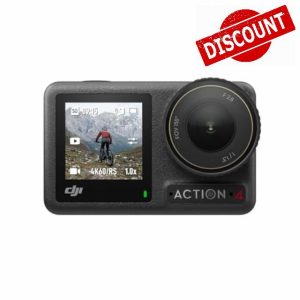 DJI Osmo Action 4 Essential Combo - 4K/120fps Waterproof Action Camera with a 1/1.3-Inch Sensor