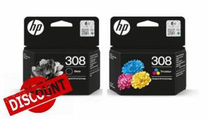 HP 308 Black & Colour Original Ink Cartridges