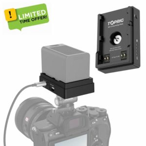 Toprig BC08 BP-A30 BP-A60 Battery Adapter Plate