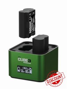 Hähnel - ProCube3 - For Fujifilm - DSLR Duo Charger - Faster Charging - USB Type-C inpu