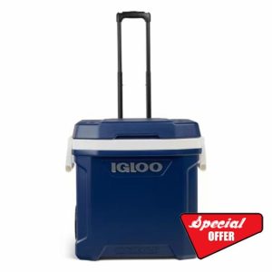 IGLOO MaxCold 58 Litre (62 US QT) Roller Cool Box Ice Cooler 98 Cans