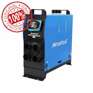 12V 5KW Diesel Air Heater Portable and Convenient Integrated Parking Heater Heating All-in-one 4 Hole with Remote Control and LCD Monitor for Car Trucks Bus RV and Trailer with Adapte