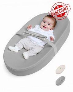 COMOMY Vegan Leather Nappy Baby Changing Mat with Waterproof and Wipeable PU Cover