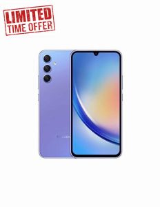 Samsung Galaxy A34 5G 256GB Violet Unlocked (Renewed)