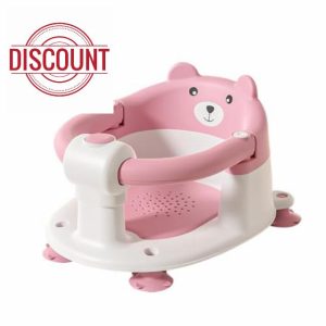 UBRAVOO Baby Bath Seat for Babies 6 Months Plus.Cute Bear Non-Slip Baby Bath Chair for Babies Sitting Up