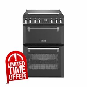 Stoves Richmond Deluxe 60Ei RTY 60cm Electric Cooker with Induction Hob - Black - A/A Rated            [Energy Class A]