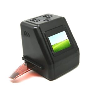 Film Scanners Converts 135/126/110mm Slides & Negatives Film Photo Save To Digital Files