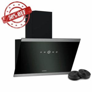 Klarstein FlashLine Cooker Hood - 60cm Angled Extractor Hood