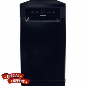 Hotpoint HP2FE10CS90BUK 10 Place Slimline 45cm Dishwasher - Black