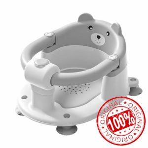 UBRAVOO Baby Bath Seat for Babies 6 Months Plus.Cute Bear Non-Slip Baby Bath Chair for Babies Sitting Up