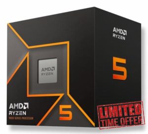 AMD Ryzen 5 9600 Retail Wraith Stealth - (AM5/6 Core/3.90GHz/38MB/65W/Radeon)