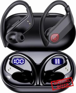 Wireless Earbuds Bluetooth 5.3 Headphones - Ear Buds with 4 ENC Noise Canceling Mic