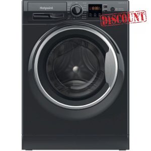 Hotpoint Anti-Stain NSWM 7469 BS UK 7kg Washing Machine with 1400 rpm - Black - A Rated            [Energy Class A]
