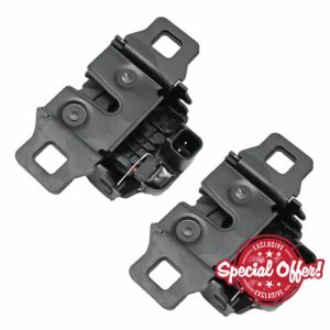 Ollanoos 2Pcs LR041431 Bonnet Lock Catch With Anti-Theft Switch