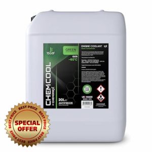Chemodex ChemCool Concentrate -60°C Antifreeze Coolant In Green 20 Litres