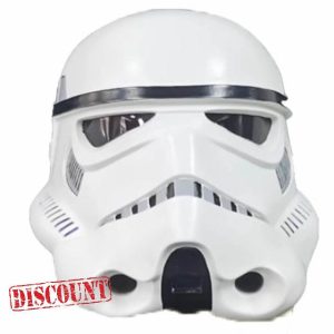 LePyCos Stormtrooper Latex Helmet Mask for Adults -Alien Wars Cosplay Mask for Halloween