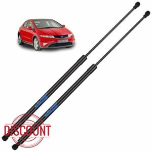 Koaudb 2Pcs Rear Tailgate Boot Gas Struts for Honda Civic MK8 2005-2011 Lift Support System 465 (N) 640 MM Car Boot Gas Struts Replace #74820SMGE03