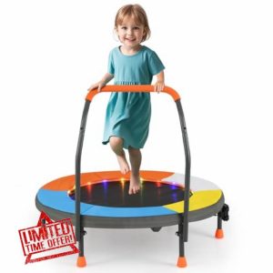 COSTWAY 36 Inch Mini Trampoline for Toddlers