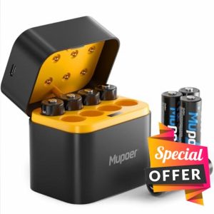 Rechargeable Battery AA with Charger