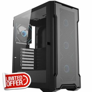 HCS HellCracks features 4 preinstalled 12cm ARGB fans