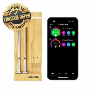MEATER Pro Duo: WiFi Smart Meat Thermometer | 550°C High Heat Resistance | Long Range | Dual Probes | Six Sensors | BBQ