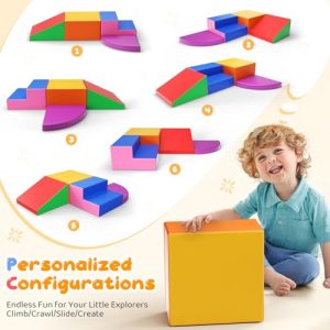 Soft Play Foam Climbing Blocks                                                          Indoor Climb Crawl Play Equipment