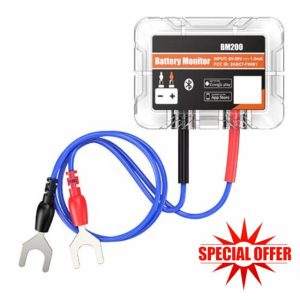 Qaonsciug 12V Car Battery Tester Tool Portable Vehicle Battery Analyzers Automotive Battery Checker For Health Checking & Performances
