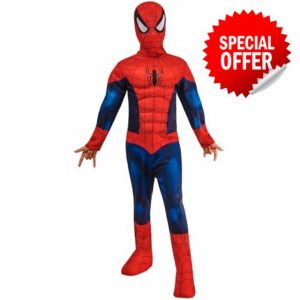 Rubie's Official Marvel Spider-Man Deluxe Padded Muscles Child Costume