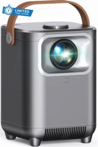 PURSHE Mini Projector WiFi6 Bluetooth5.2