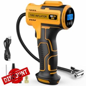 Hjh Car Tyre Inflator Air Compressor