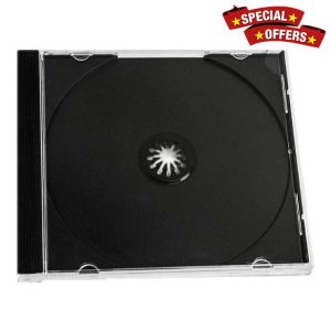 RIVERMEDIA 100 X Premium Single CD Jewel Cases with Black Tray 10.4mm Spine Pre-Assembled (18070)