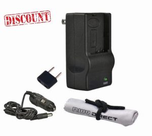 Extreme Off Camera Rapid Charger For Casio NP-110 Battery (Alternative For Casio BC-110L) + Nwv Direct Microfiber Cleaning Cloth.