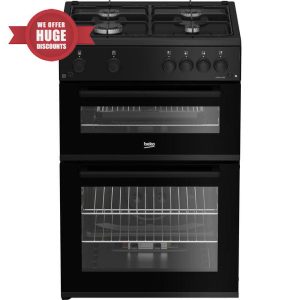 Beko 60cm Gas Cooker - Black - A/A+ Rated            [Energy Class A]