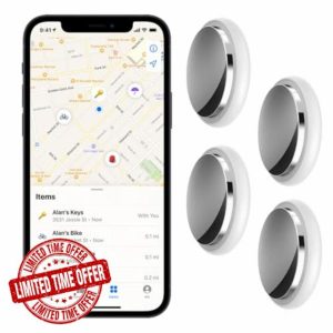 Cosmic Technologies UK - Air Tracker Tag Item Finder - 4 Pack