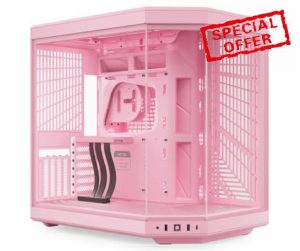 HYTE Y70 Dual Chamber ATX Mid Tower Modern Aesthetic Case Strawberry Milk (E-ATX/ATX/M-ATX/M-ITX)