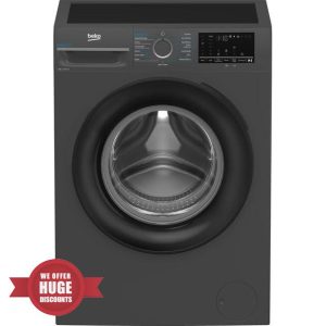 Beko EnergySpin™ BM3WT4941IA 9kg Washing Machine with 1400 rpm - Anthracite - A Rated            [Energy Class A]