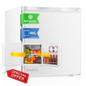 FOHERE Mini Fridge with Ice Box