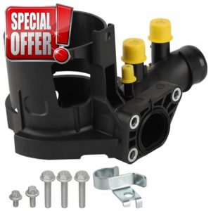 Water Outlet Fuel Filter Housing A6512006000 Compatible With Mercedes Sprinter W906 W907 Vito W447 Viano W639 E-Class C-Class S-Class GLC GLE GLK