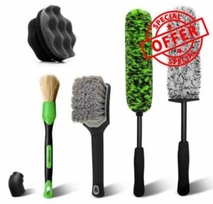 YeewayVeh 5PCS Car Wheel Brush Kit