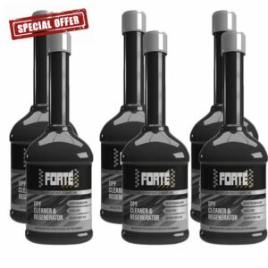 Forte DPF Cleaner & Regenerator 400ml – Diesel Particulate Filter Cleaner & Soot Emission Reducer (Pack of 6)